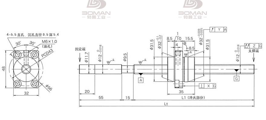 KURODA HG1230QS-BEZR-0800A 黑田丝杆上海代理商