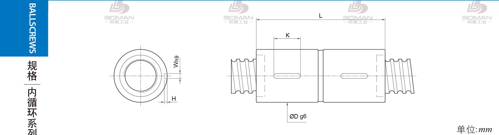 PMI RDIC1605-4 PMI TBI研磨级滚珠丝杆